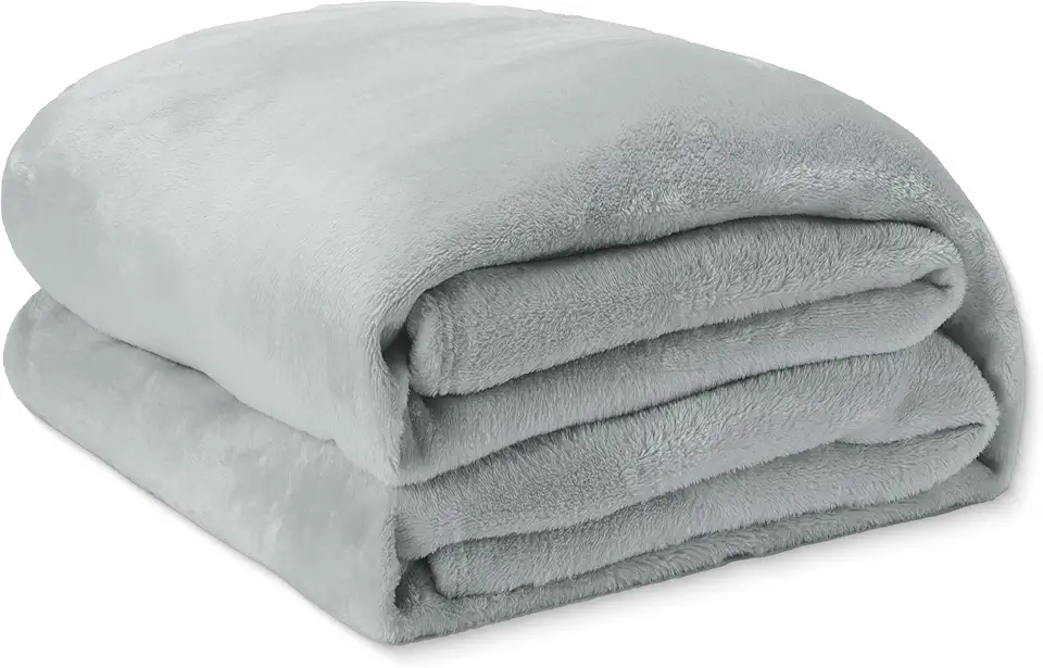 Cobertor Casal Soft Microfibra Toque Aveludado Antialérgico Coberta Dupla Face Confortável Ótima para o Dia Dia - 1,80m x 2,00m (1, Chumbo)