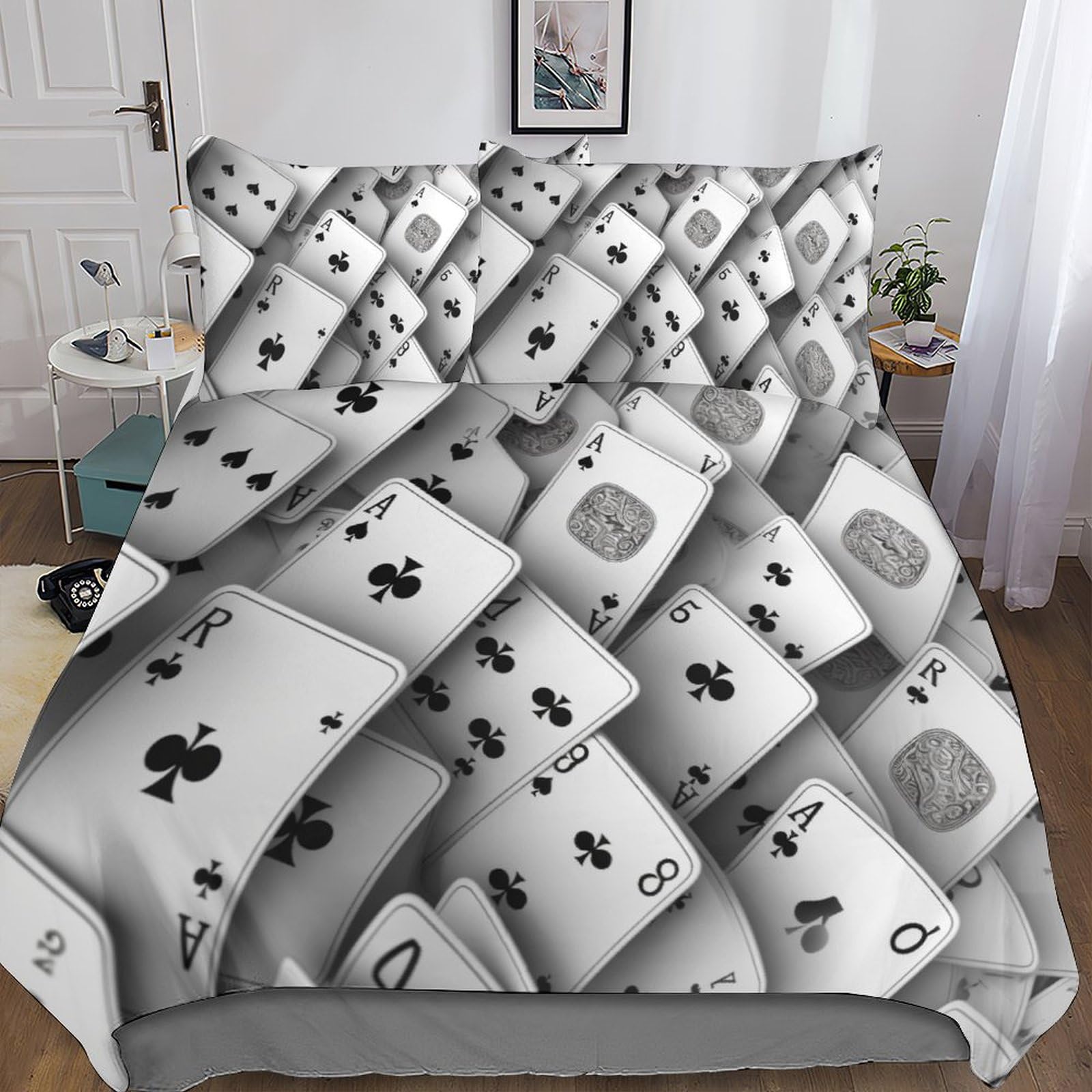 Housse de couette 3D imprimée SCOOVY ensemble de lit 3 pièces microfibre