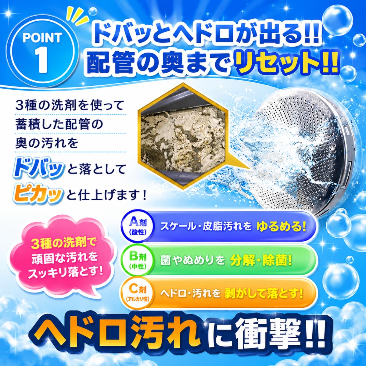 追い 焚き 掃除 洗剤 追い焚き配管洗浄剤 ドバットロン by ナイア
