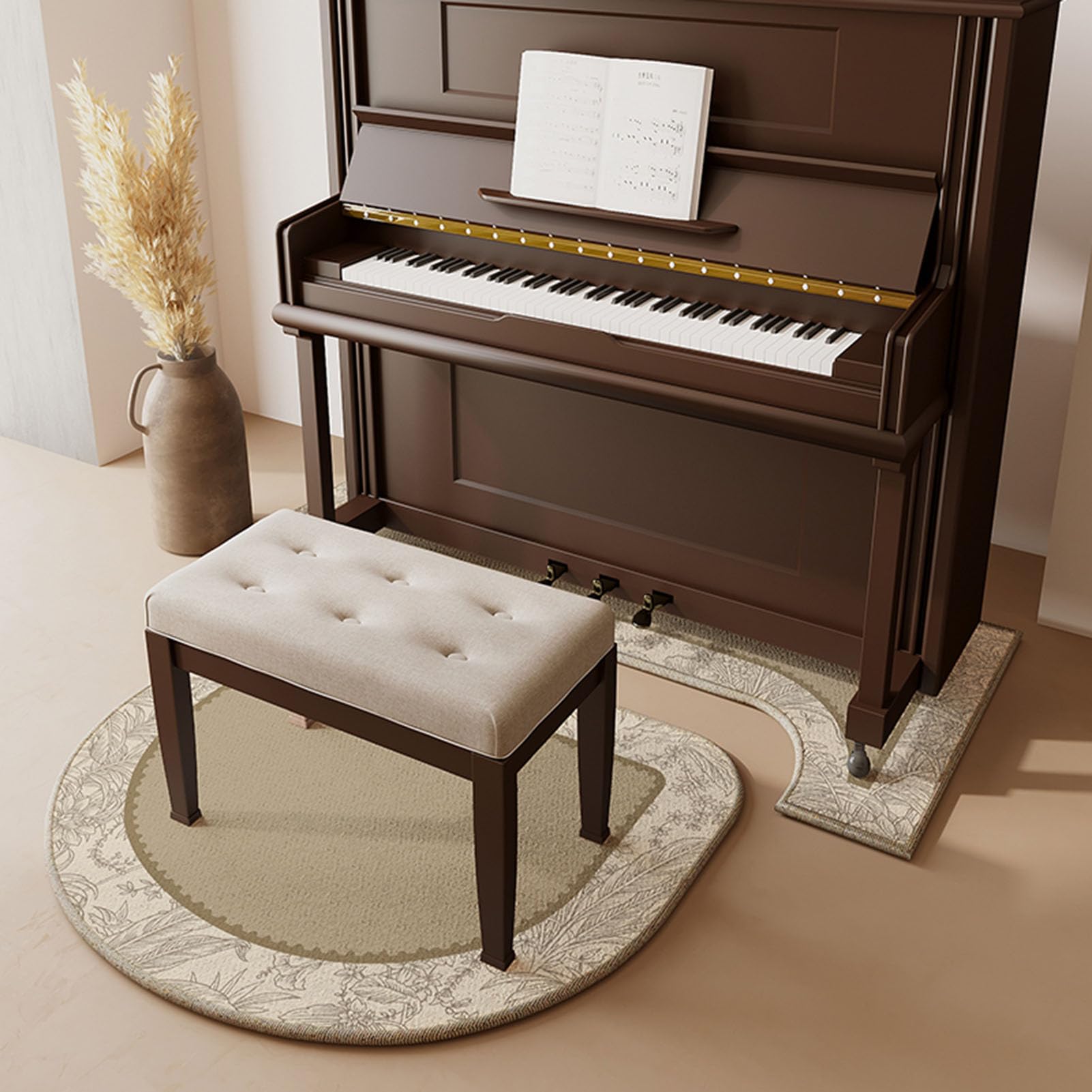 Tapis insonorisant piano droit antibruit et isolant thermique