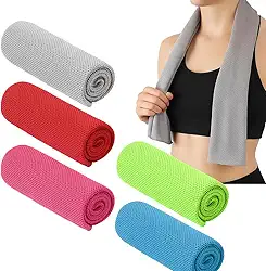 Toalha Esportiva para Academia Gelada – Kit 3 Unidades – Refrescante, Seca Rápido, Ideal para Treinos, Corrida e Esportes – 90cm x 30cm.