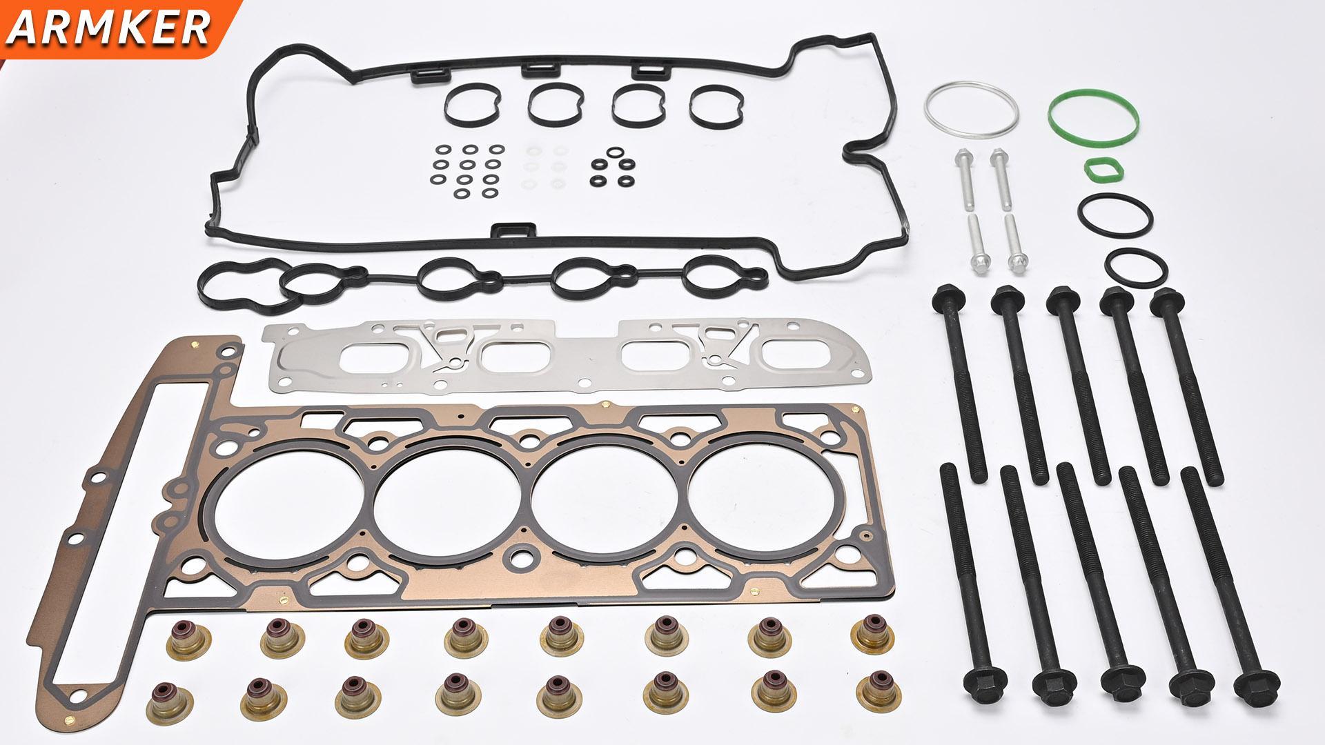Image of 2.4 Head Gasket Set with Bolts fit for 2010-2017 Chevy Equinox Malibu Captiva Orlando, for GMC Terrain, for Buick Lacrosse Regal Verano Allure 2.4L 2384CC Engine HS26517PT ES72196