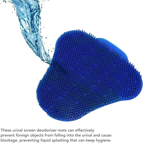 Miniatura 3 de TOPINCN Almohadilla para orinario, pantalla de orina de bola fragante para inodoro para hombres, alfombrillas desodorizantes antiderrames de orina,