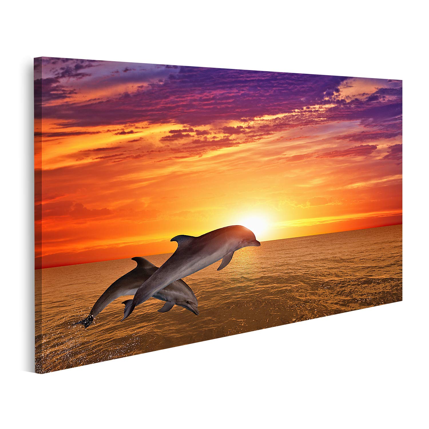 Islandburner Tableau Sur Toile Les Cochons Des Bahamas Nagent Dans Les