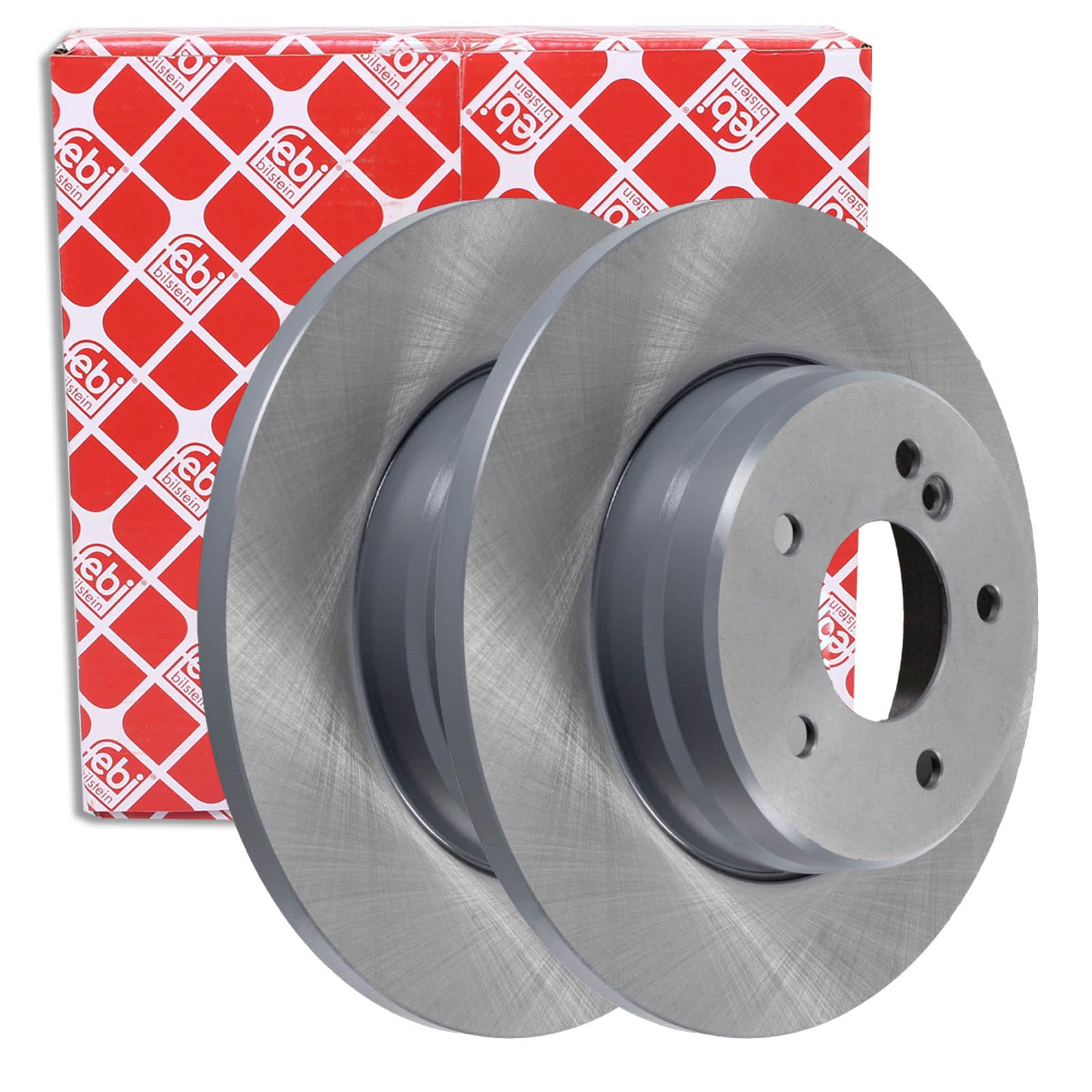2x Brake Discs Pair Solid Rear 290mm 17829 Febi Set A2104230512 2104230512 New