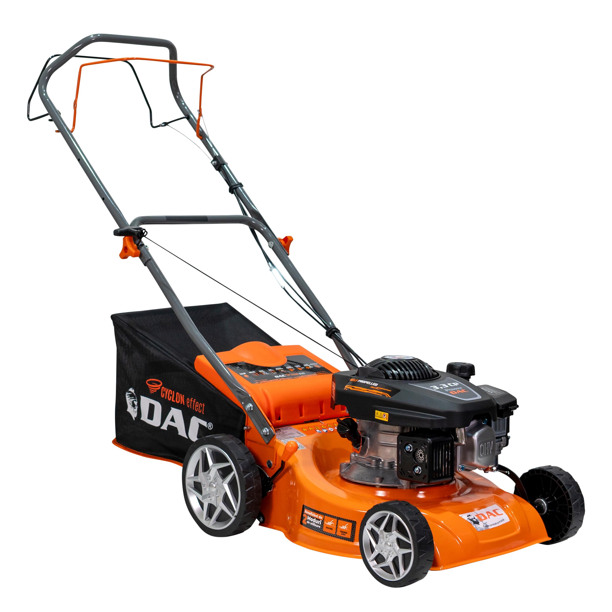 RURIS Tondeuse à Gazon Thermique Autotractée DAC 110XLS