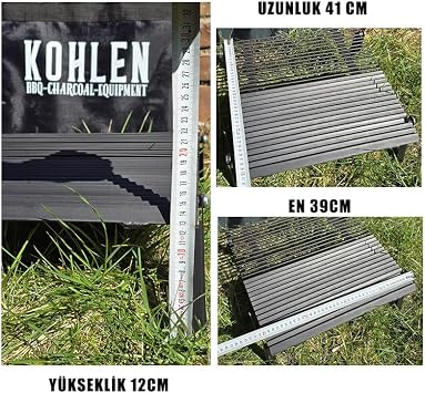 CampGrill – Taşınabilir Çantalı-Özel Tasarım-Döküm Izgara