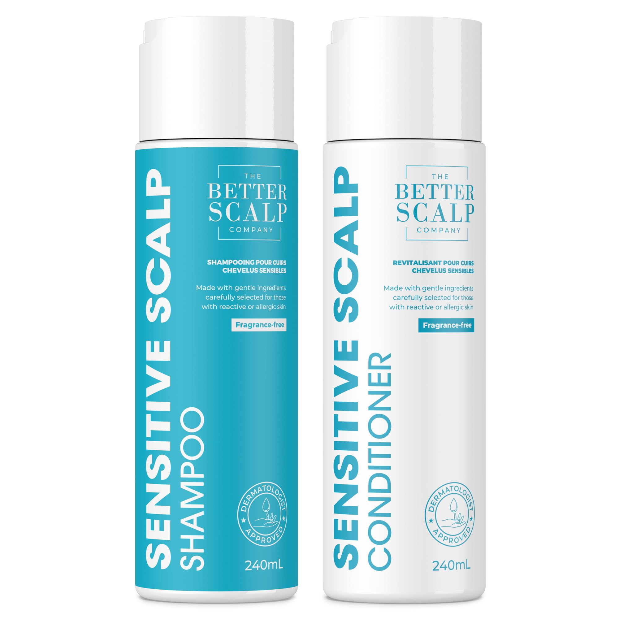 Sensitive Scalp Shampoo & Conditioner Set – Fragrance-Free Relief