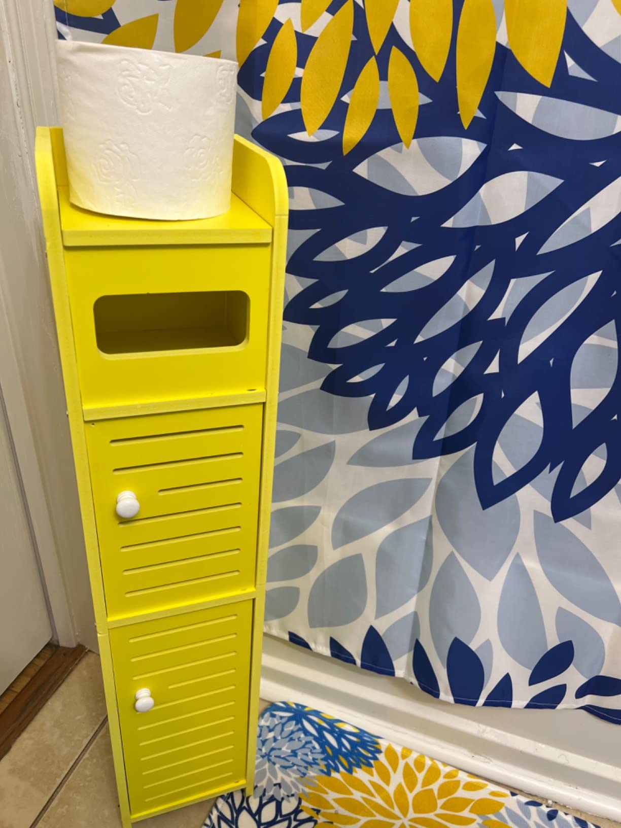 7/mo Finance Bathroom Storage for Small Space with Doors and