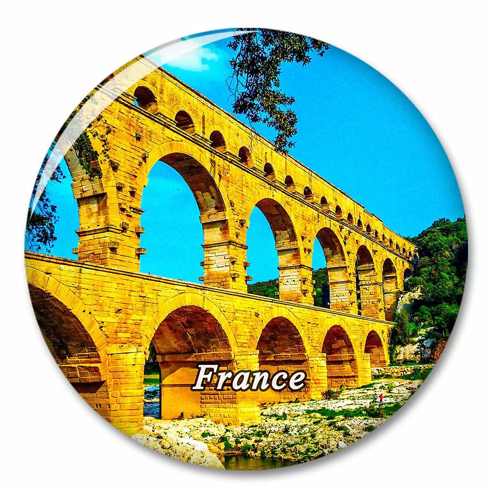 Francia Pont du Gard Nimes Magnete del frigorifero Magneti decorativo Apribottiglie Tourist City Travel Souvenir Collection Regalo Forte adesivo per frigorifero