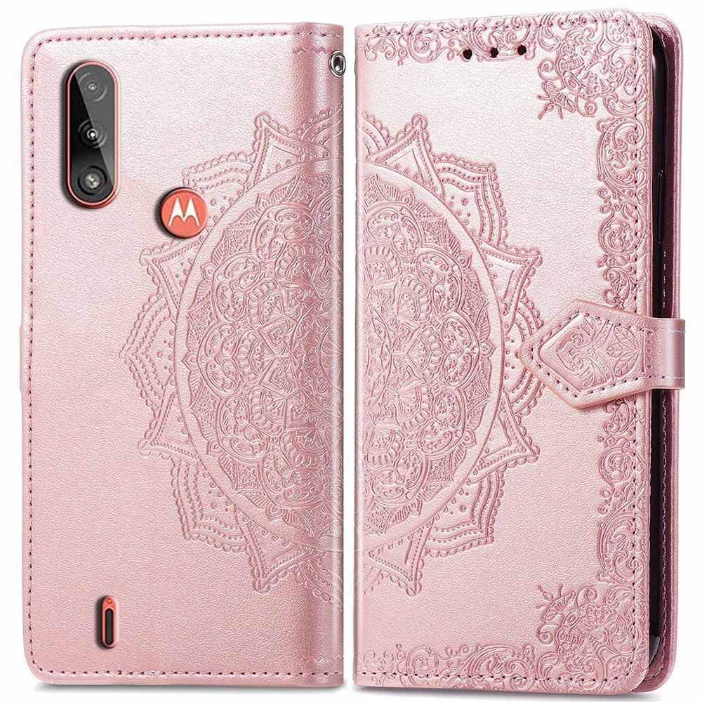 XINNY Custodia Portafoglio Per Motorola Moto E7i Power/E7 Power – Flip Cover In Pelle PU Con Slot E Chiusura Magnetica, Colore Blu