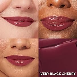 LAURA GELLER NEW YORK Jelly Balm Moisturizing Tinted Lip Color - Very Black Cherry - Hydrating Vitamin E - Semi-Shine Finish