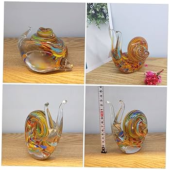 カタツムリ　ガラス細工　ミニチュア pl-fc119419.jpg
