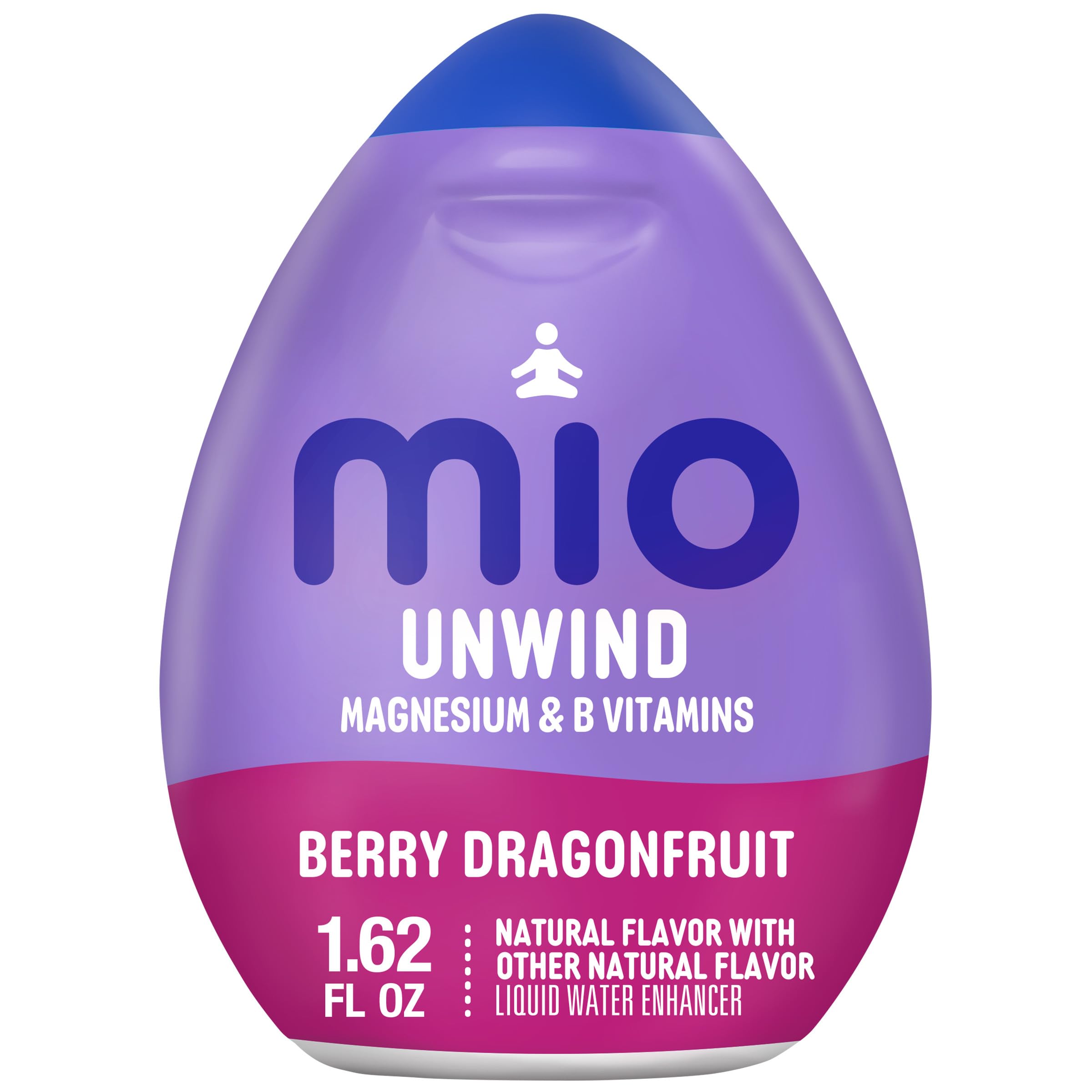 MioUnwind Berry Dragonfruit Liquid Water Enhancer with Magnesium & B Vitamins, 1.62 fl oz Bottle