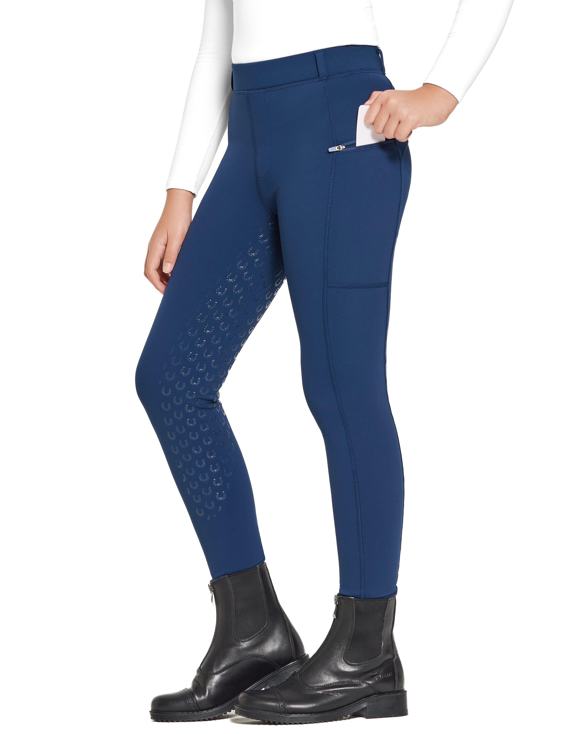 Legging D'équitation Ella Glam | Brun Vert | D40 | 3247458-D40