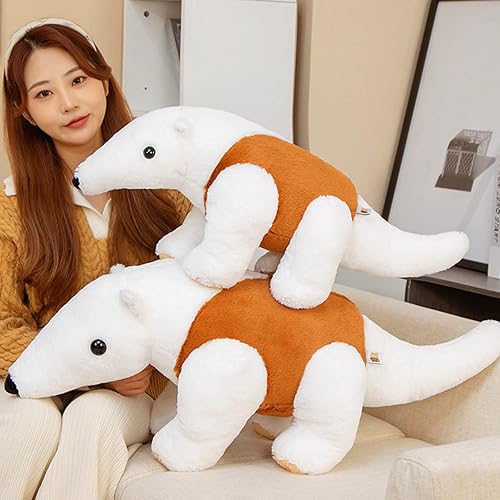 Miniatura 6 de TONGMAN Juguete de peluche de 27.5 pulgadas, almohada de felpa suave y esponjosa de Aardvark para comer hormigas, regalo para niños de Zoo Wildlife