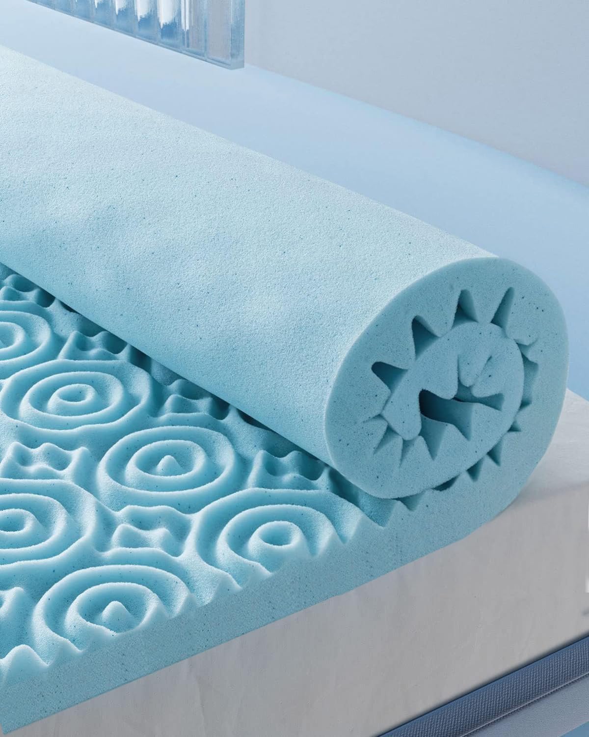 BedStory Gel Memory Foam Cushion 60x40, 13cm High, Medium