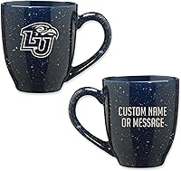 Vista 55 de Rico Industries NCAA UCLA Bruins Royal Blue - Taza de café de cerámica moteada grabada con láser de 16 onzas