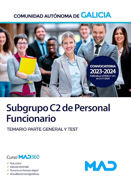Portada de Subgrupo C2 Personal Funcionario de la Comunidad Autonoma de Galicia