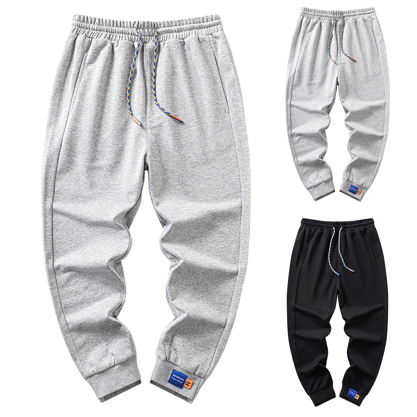 Pantaloni Termici Uomo - Riscaldati Termico Collant Imbottiti Leggero Trekking Comodo Invernale Scaldamuscoli Lungo Casual Completò Sportivi Leggins Felpa Mutande