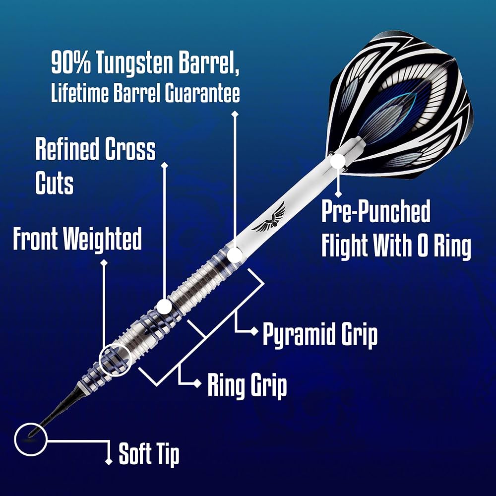 ダーツ Dart shot 海外輸入品 ダーツ Shot Darts Soft Tip, Zen Dojo (18g / 20g