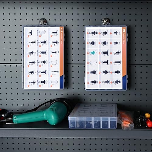 Vista 30 de GOOACC 50 Uds. Clips de moldeo de guardia de piedra de coche, clips de remache para Mazda KD53-51-SJ3A CX-5 con anillo de sello 50 clips para Mazda