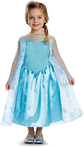 Disfraz de Elsa clásico para niñas pequeñas de Disguise M 3T-4T Un solo color