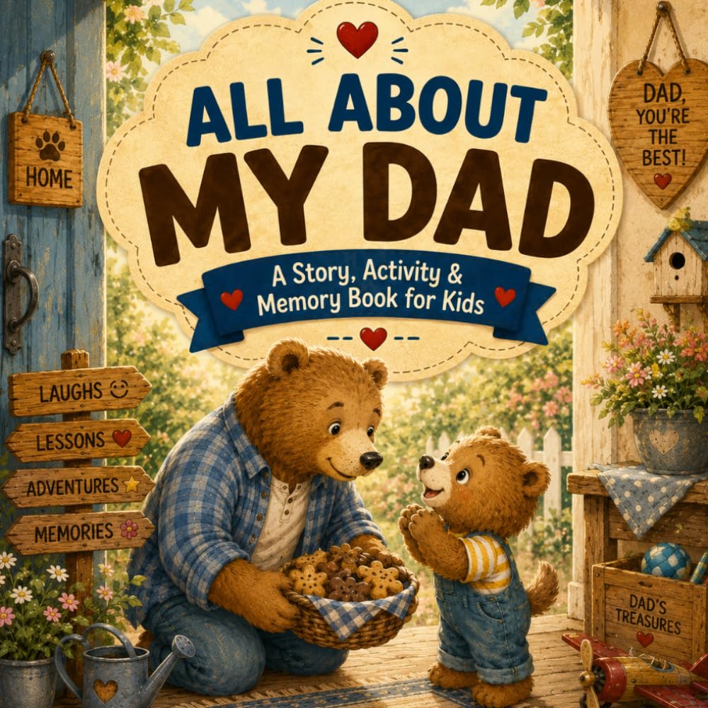 ALL ABOUT MY DAD: A Story, Activity & Memory Book for Kids