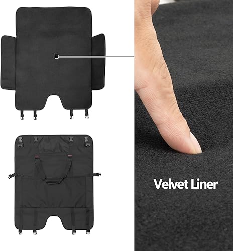 Miniatura 4 de Trunab Funda de transporte de viaje para pantallas LCD y monitores de 27", con forro acolchado de terciopelo, bolsa protectora para monitor