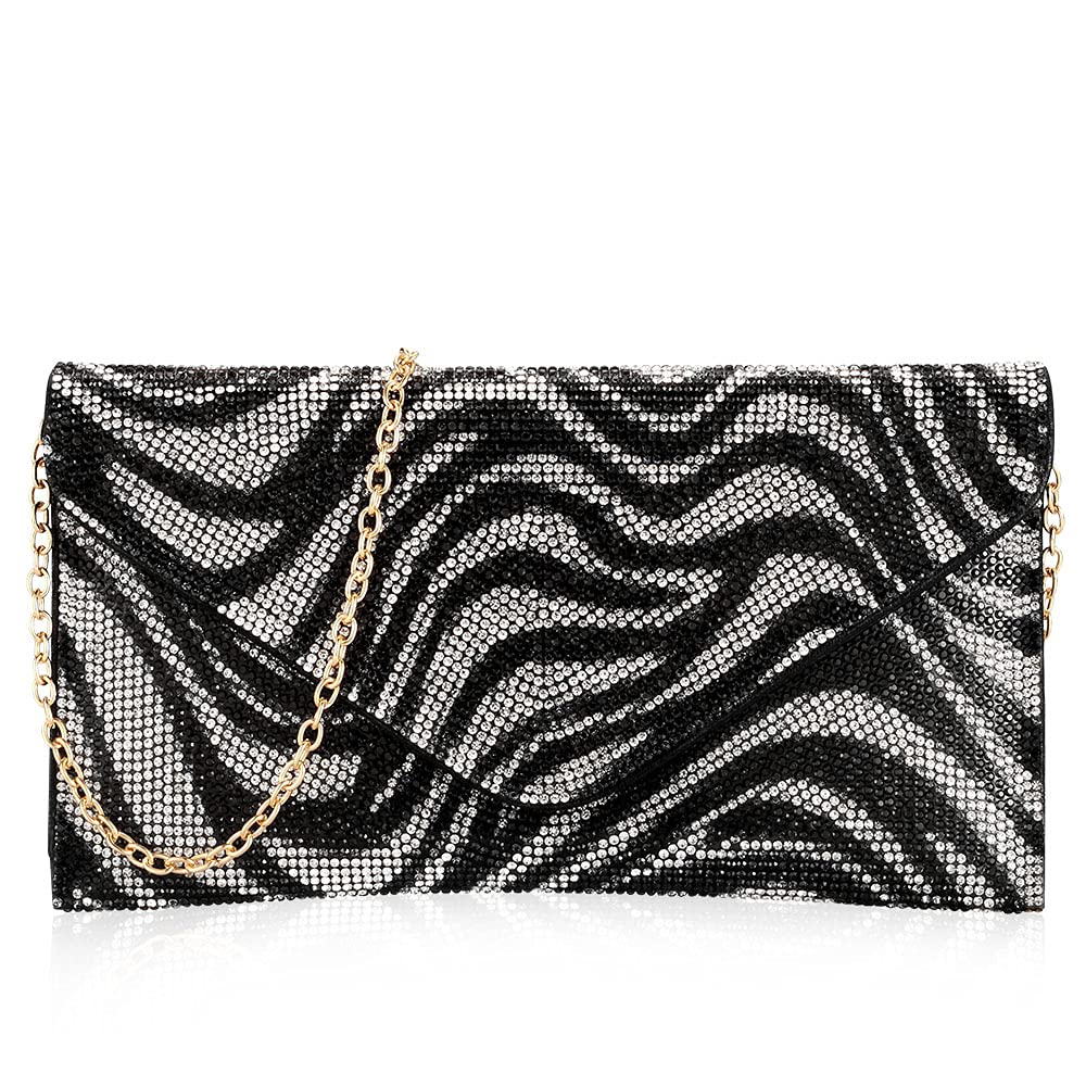 Womens Evening Clutch Bridal Prom Handbag shoulder bag Wedding Purse Party Bag