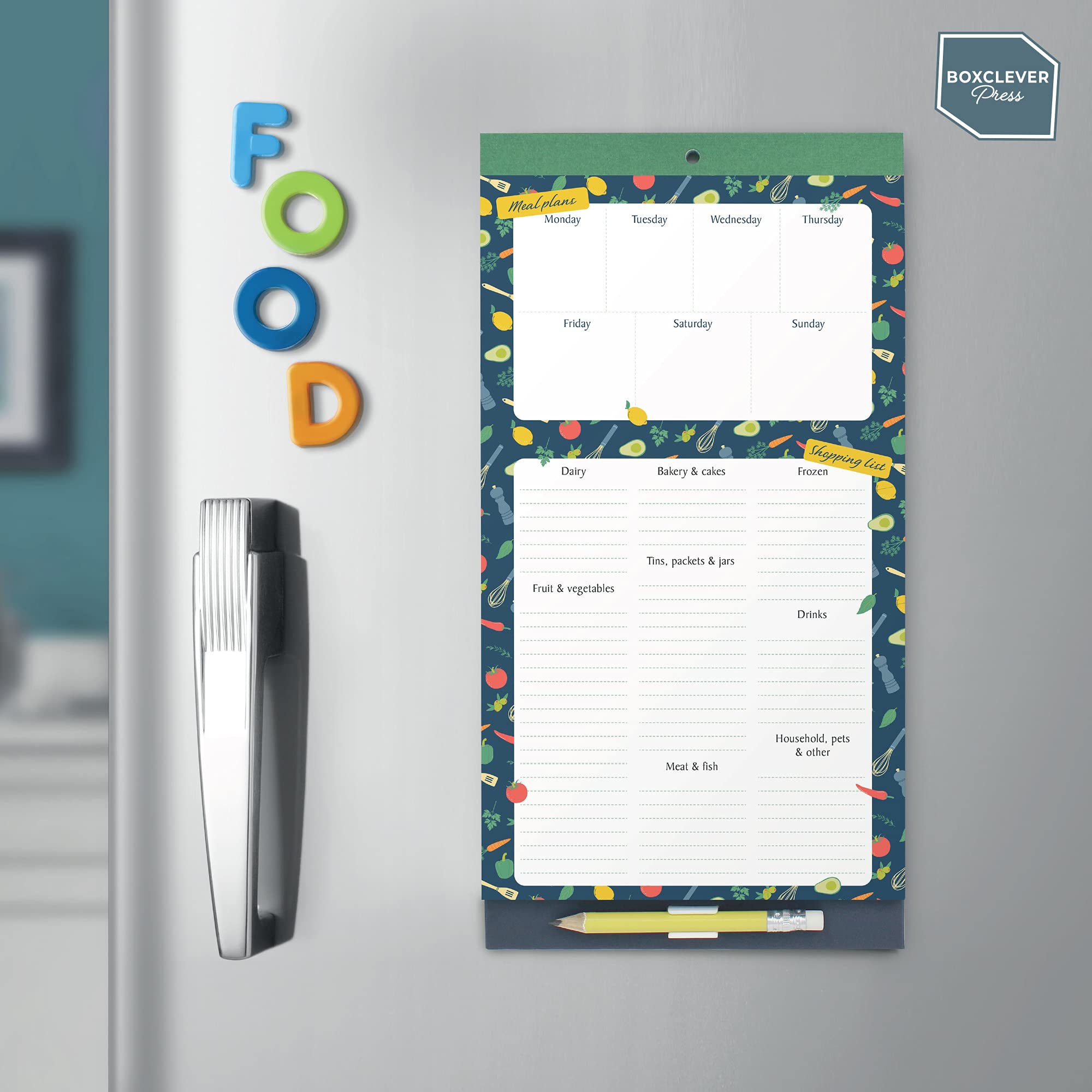 Boxclever Press Shopping List Pad for Fridge. Stunning