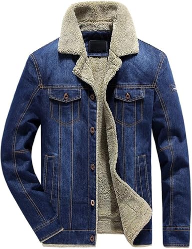 Fleece and denim jacket Clearance
