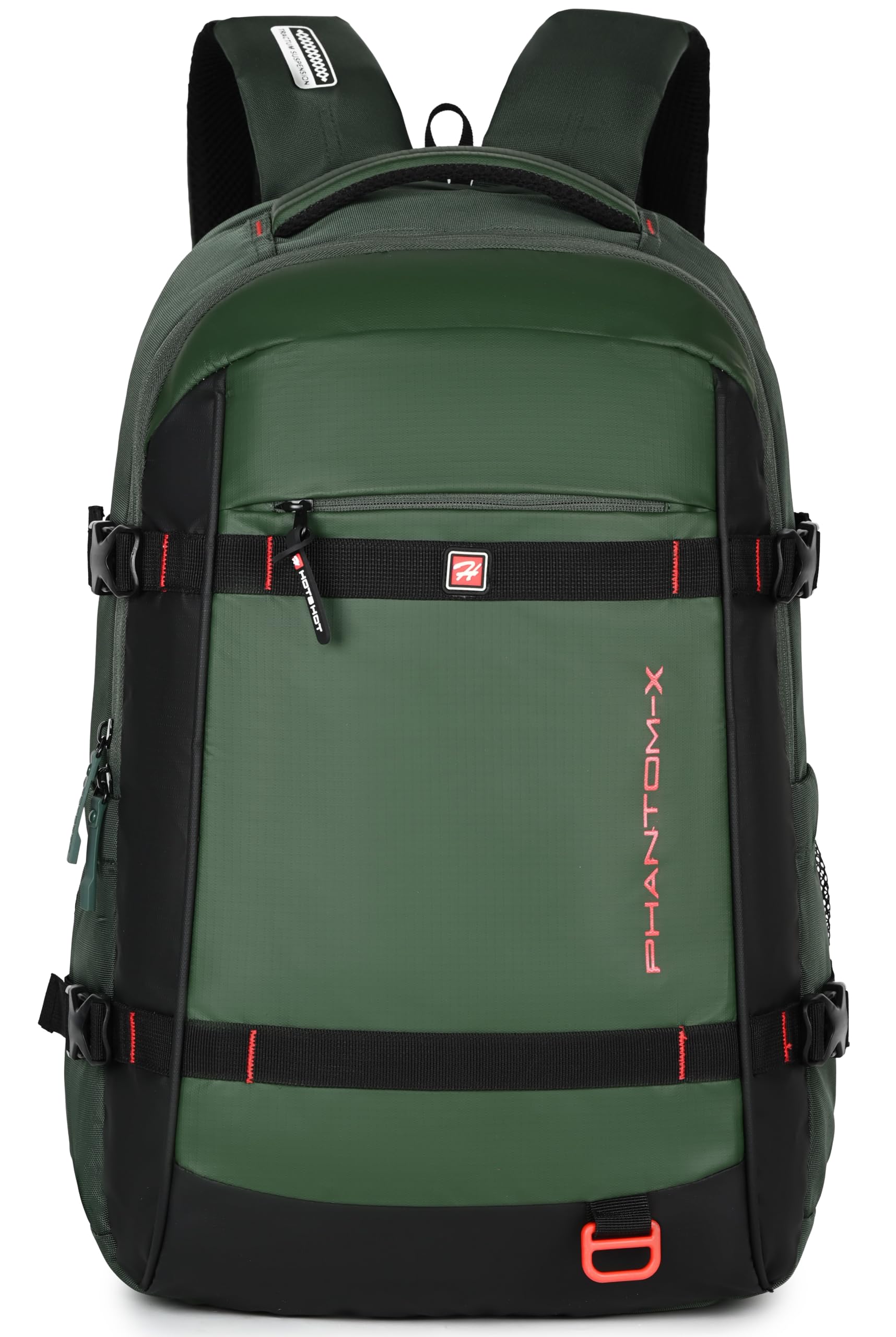 HOT SHOT PHANTOM-X,Detachable Key Ring,Trolley sleeve,Suspension straps,laptop backpack for men|office bag for men|college bag |laptop bag,32 L for men & women