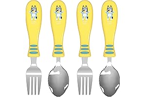 Zak Designs Bluey 4-Piece Kid Flatware Set