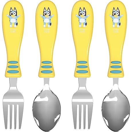Zak Designs Bluey 4-Piece Kid Flatware Set