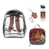 Five Nights at Freddy's 5-Piece Backpack & Lunchbox Set With Water Bottle