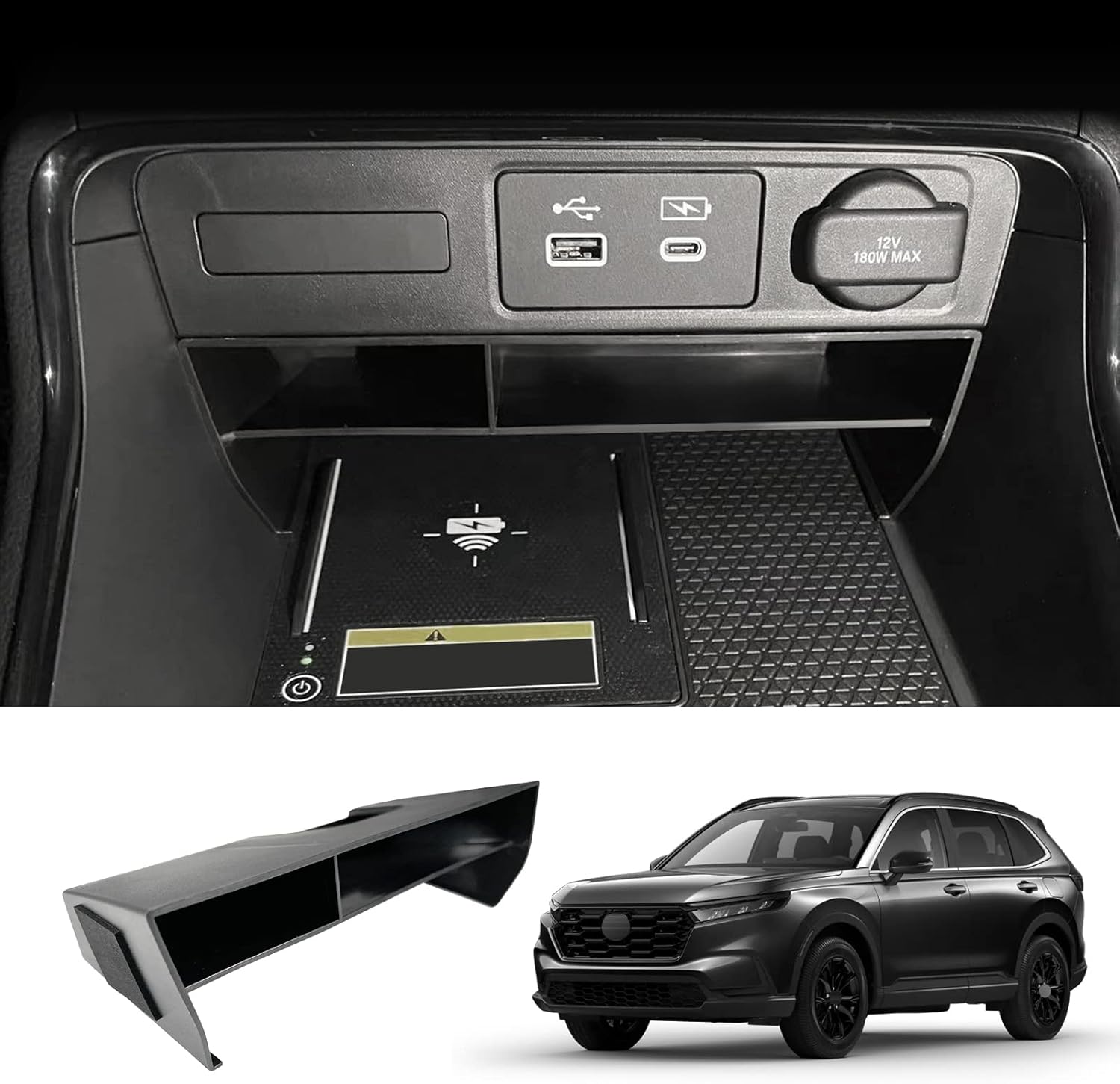 Coleya 2023 CRV Center Console Organizer for Honda CRV Console Tray