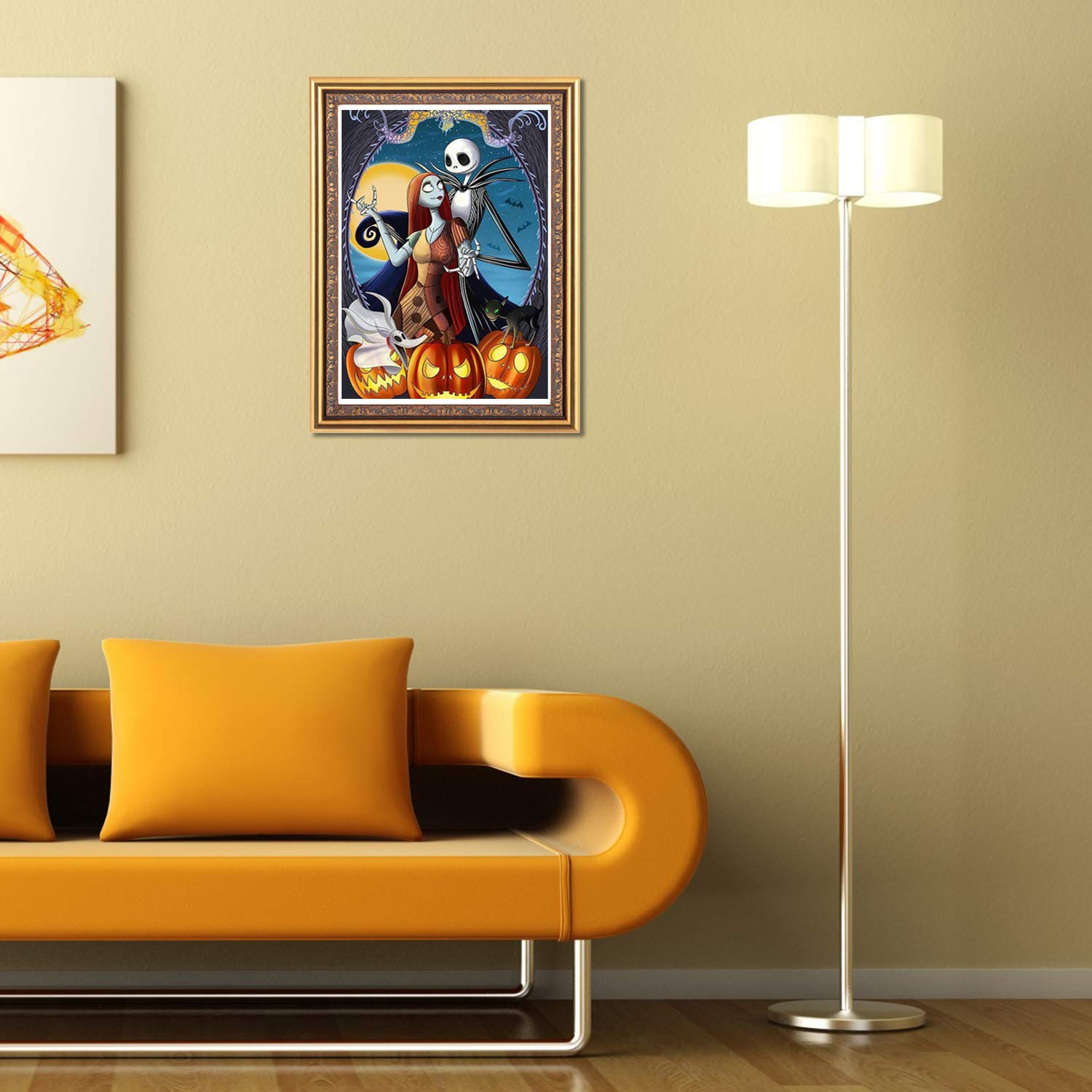 Pavemlo DIY 5D Diamond Painting Kits Halloween, Diamant Peinture Point