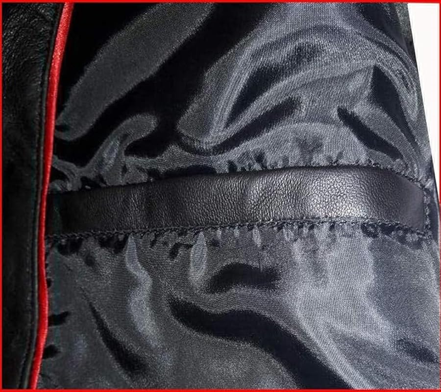 Black Leather Duster Long Coat, Length Full Trench Coat For Women CL-MJ-#13