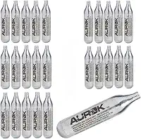 Kit Com 25un Co2 Aurok Cilindros De Pressão 12g Sem rosca