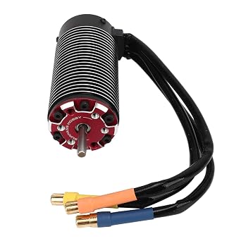 RC Brushless Motor 1450KV High with Durable Design for ZD Racing MX07 1/7 RC Car, Black, Aluminum Alloy, 4092 Size