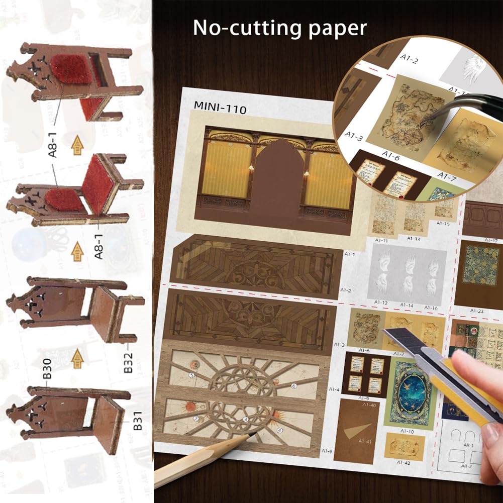 amazon-com-iiecrkiie-mini-3d-wooden-doll-house-craft-model-with-led-diy-miniature-and-furniture-dollhouse-kit-creative-room-idea-for-valentine-s-day-birthday-gift-toys-games for Free Printable Paper Dollhouse Furniture Amazon.com: iiecrKiie Mini 3D Wooden Doll House Craft Model with LED,DIY Miniature and Furniture Dollhouse Kit,Creative Room Idea for Valentine's Day Birthday Gift : Toys & Games for Free Printable Paper Dollhouse Furniture