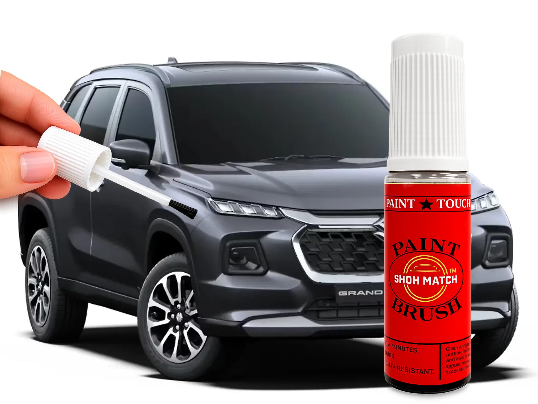 Show Match 2K Touch-Up Paint for Suzuki Grand Vitara– Scratch Remover Pen (Multiple Colors) (Grandeur Grey)-picture-34