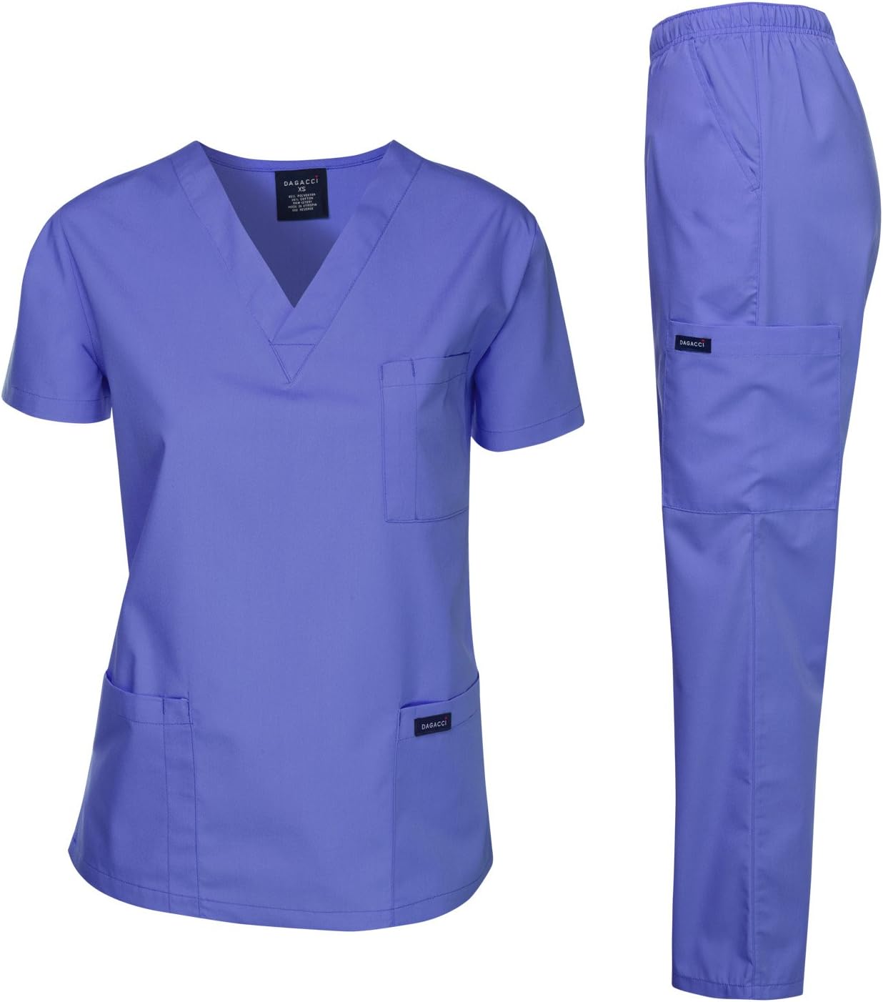 Dagacci Medical UniformDagacci Scrubs Medical Uniform Women and Man Scrubs Set Medical Scrubs Top and Pants