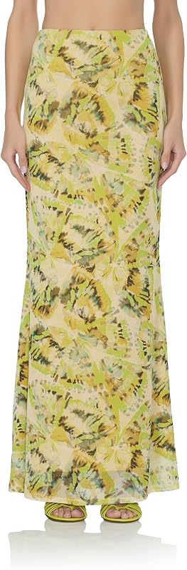 AFRM Women's Tegan High Waist Maxi Skirt