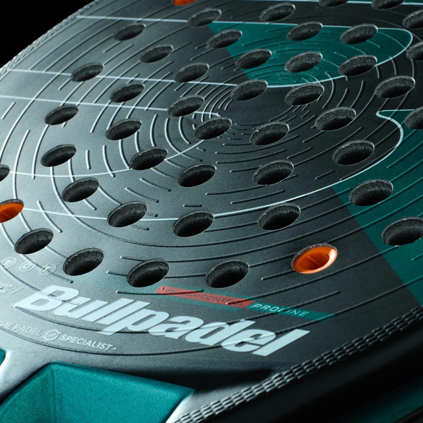 Bullpadel Hack 04 Hybrid 25 Encordado: No 370G Pala De Pádel Pala De Pádel Verde Oscuro -