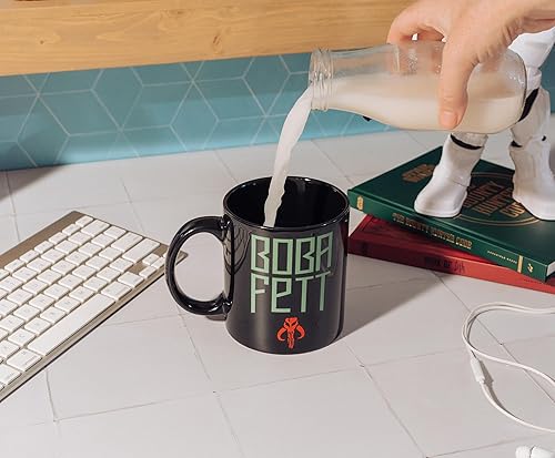 Miniatura 30 de Silver Buffalo Star Wars Episodio 4 - Taza de cerámica con cuadrícula de personajes, 14 onzas