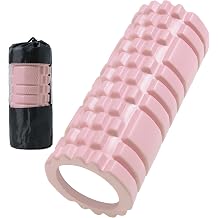 HOSUR Foam Roller, Myofascial Release, Load Capacity 660.1 lbs 300 kg, Massage Roller, Myofascial Roller Set, Storage Bag Included, Beginners, Ultra Lightweight, For Home Training, Muscle