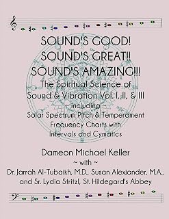 Sound's Good! Sound's Great! Sound's Amazing!: The Spiritaual Science of Sound & Vibration Vol. I, II, & III incl. Solar Spectrum Pitch & Temperament Frequency Charts with Intervals and Cymatics
