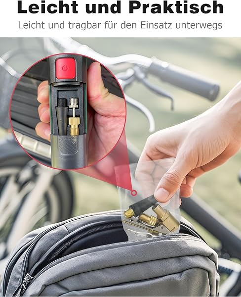 Mellbree Multifunktionales Valve Adapter Set – Kompatibel mit Bosch EasyPump, passend für Autoreifen, Fahrräder und Bälle - 3